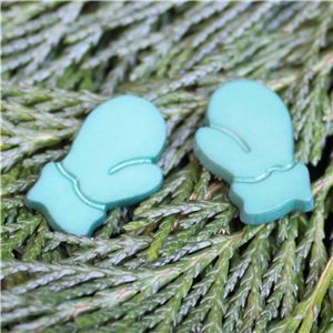 Christmas Button - Pair Mittens Forest
